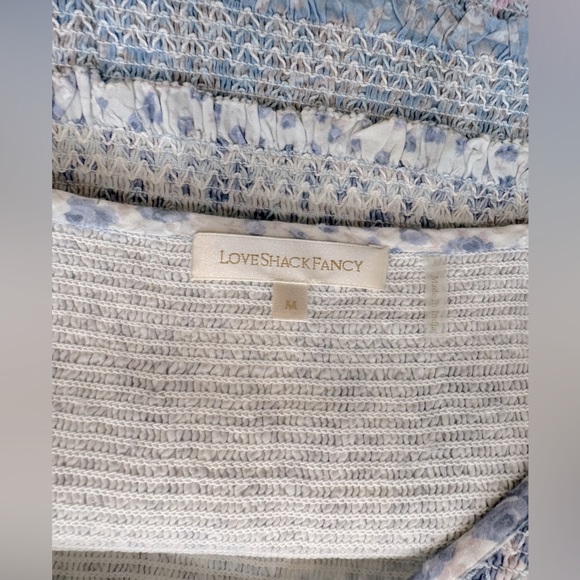 Loveshackfancy Ensley tiered puff sleeve floral mini dress - Picture 7 of 11